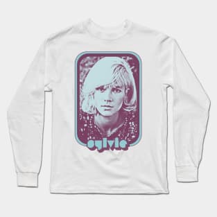 Sylvie Vartan /// Francophile Retro Aesthetic Design Long Sleeve T-Shirt